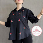 شومیز گلدوزی ترک