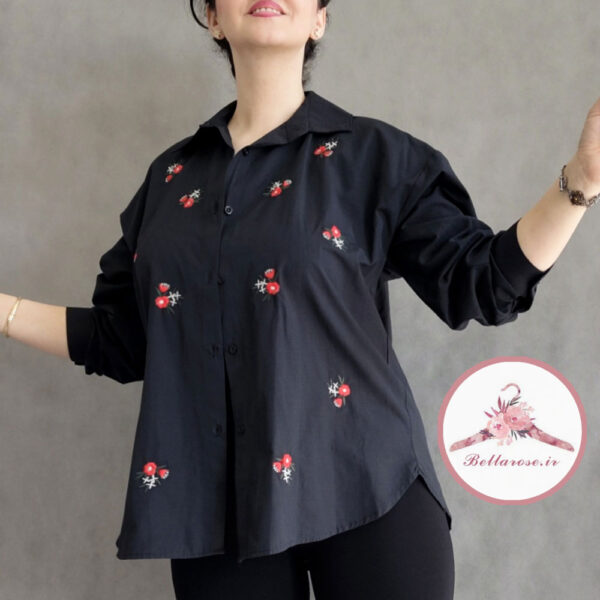 شومیز گلدوزی ترک