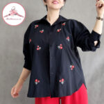 شومیز گلدوزی ترک