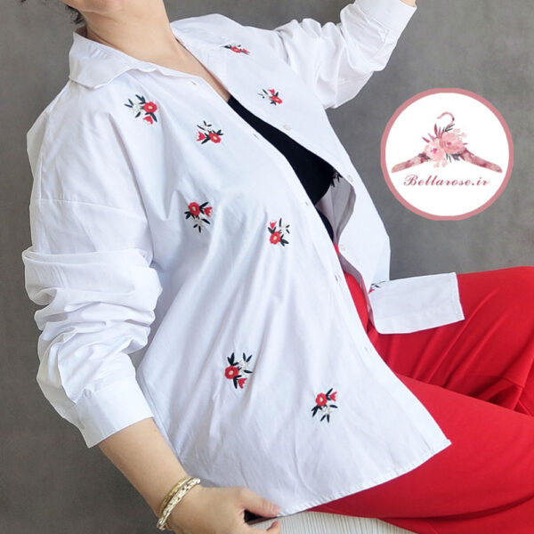 شومیز گلدوزی ترک