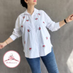 شومیز گلدوزی ترک