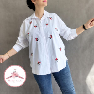 شومیز گلدوزی ترک