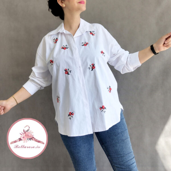 شومیز گلدوزی ترک