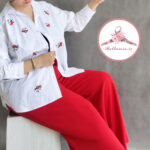 شومیز گلدوزی ترک