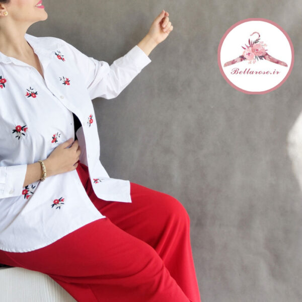 شومیز گلدوزی ترک