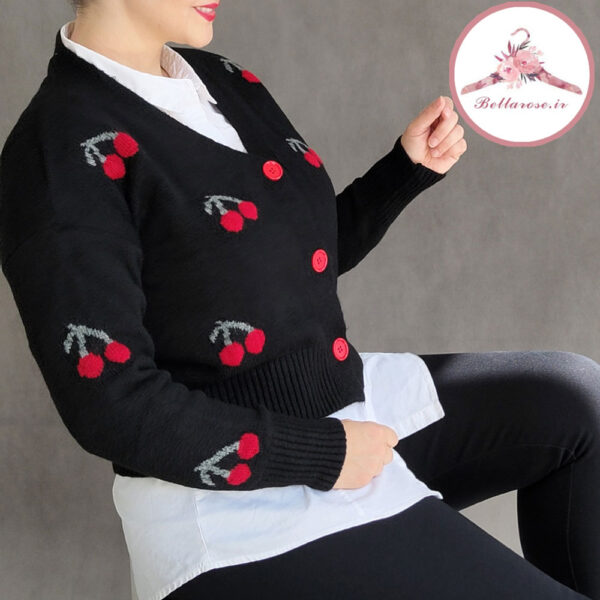 ژاکت طرح گیلاس