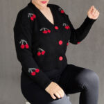 ژاکت طرح گیلاس