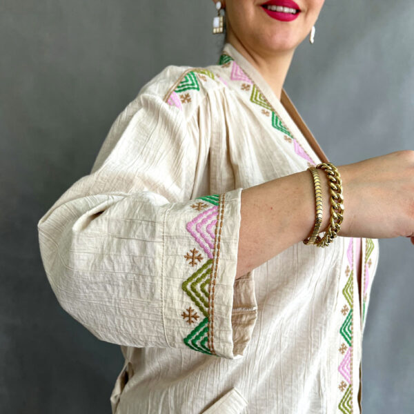 مانتو گلدوزی ترک